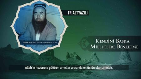 Kendini Başka Milletlere Benzetme