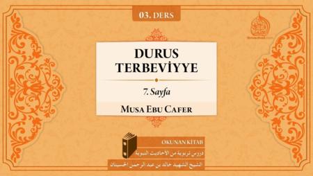 03. Ders: 7. Sayfa; Kötü Ahlakın Yansımaları
