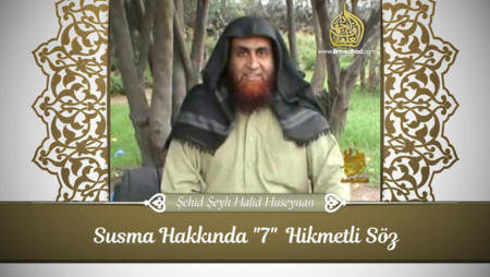 Susma Hakkında 7 Hikmetli Söz